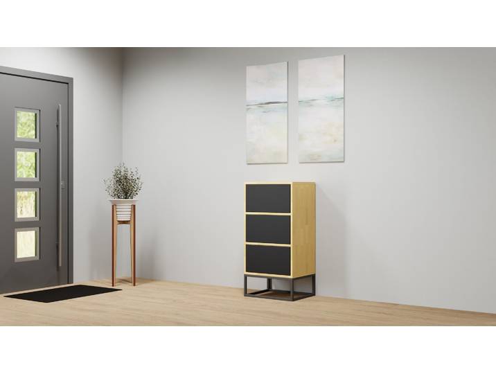 Elegantes Highboard nach Maß – diverse Materialien Buche Natur geölt