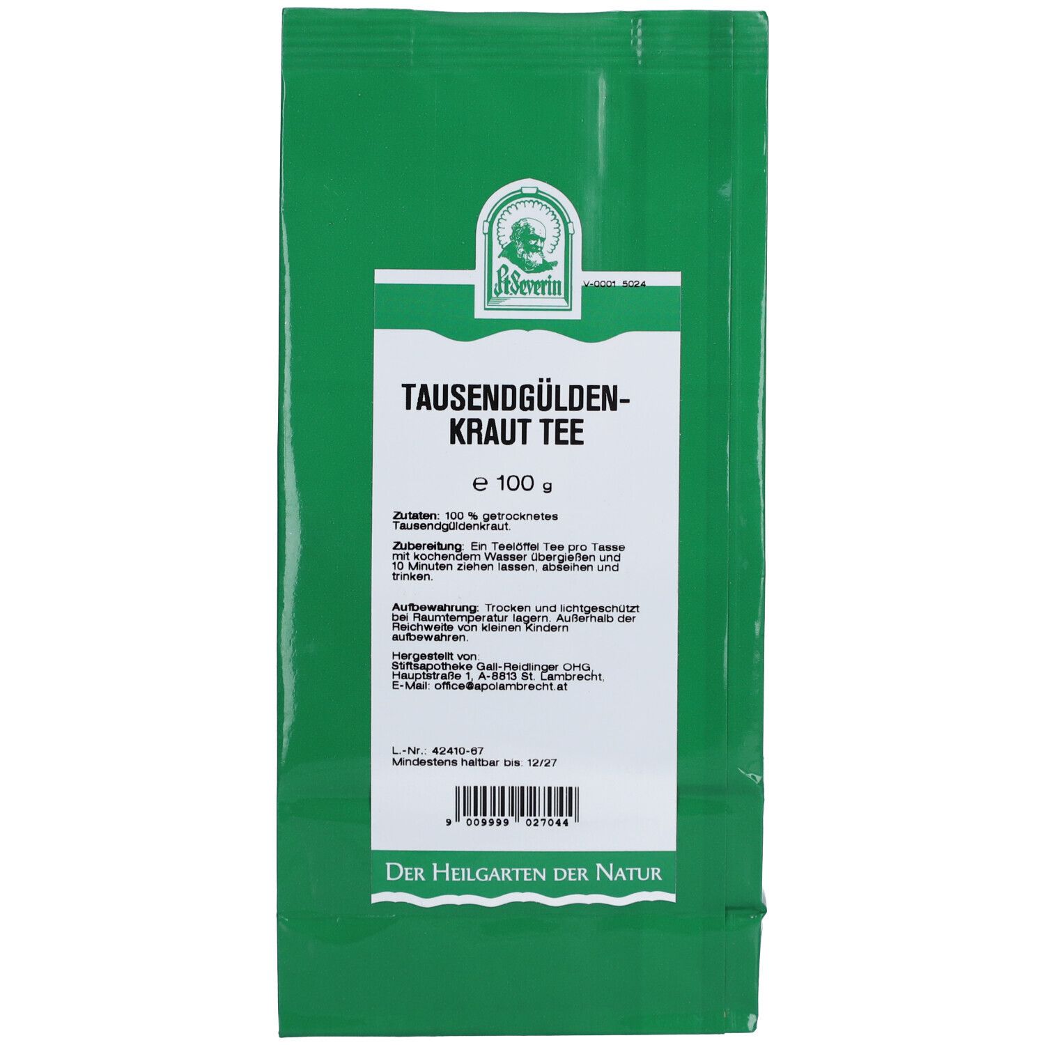 Tausendgüldenkraut Tee 100 g
