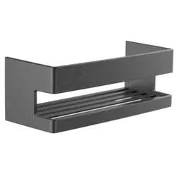 Emco System 2 Wandkorb 354500520 225x89,5x92mm, mit verdeckter Befestigung, schwarz-chrom gebürstet