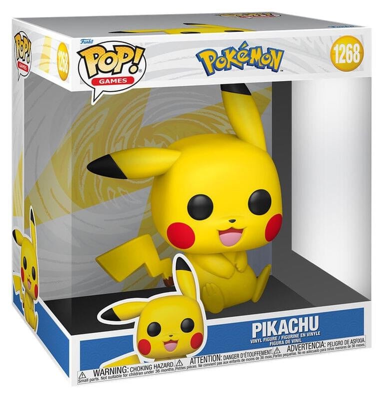 Funko POP! Jumbo Pokémon Pikachu grote vinylfiguur verzamelobject