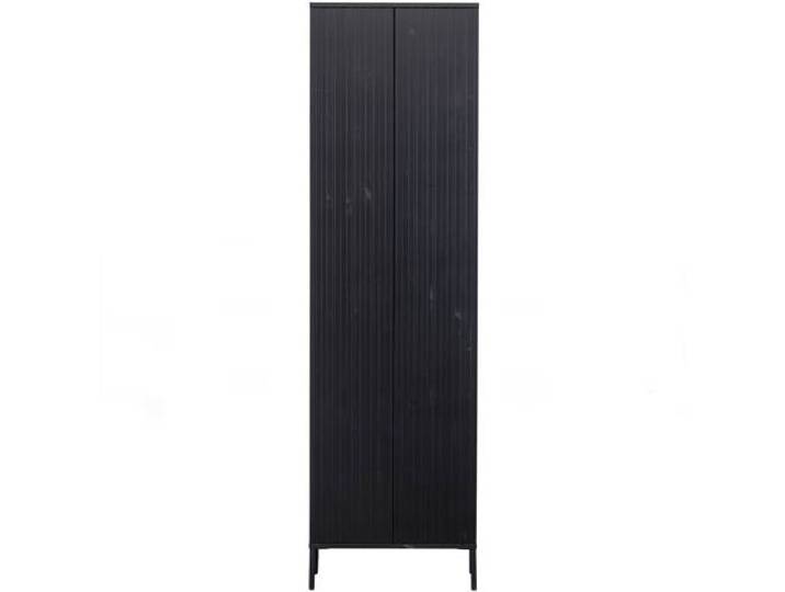 WOOOD WOOOD New Gravure Hoge Kast - Essen - Espresso - 210x60x42