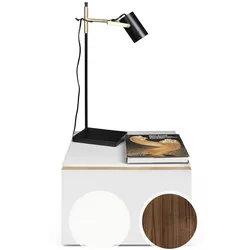 TemaHome »Float« Nachttisch Walnuss