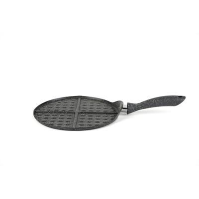 Excelsa Waffeleisen Disco Cook Aluminium 47x27x6,5 cm Schwarz