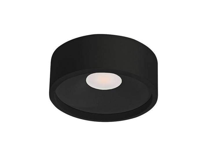 Led-Deckenleuchte, Schwarz, Metall, rund, F, 5 cm, Europäischer Sicherheitsstandard, Schutzklasse I (Erdungsanschluss), gleichmässige Lichtverteilung, Lampen & Leuchten, Innenbeleuchtung, Deckenlampe, Deckenlampen