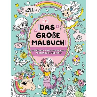 Das große Malbuch für Mädchen, Taschenbuch von FairyWren Publishing, FairyWren Publishing, 978-1-915454-39-3