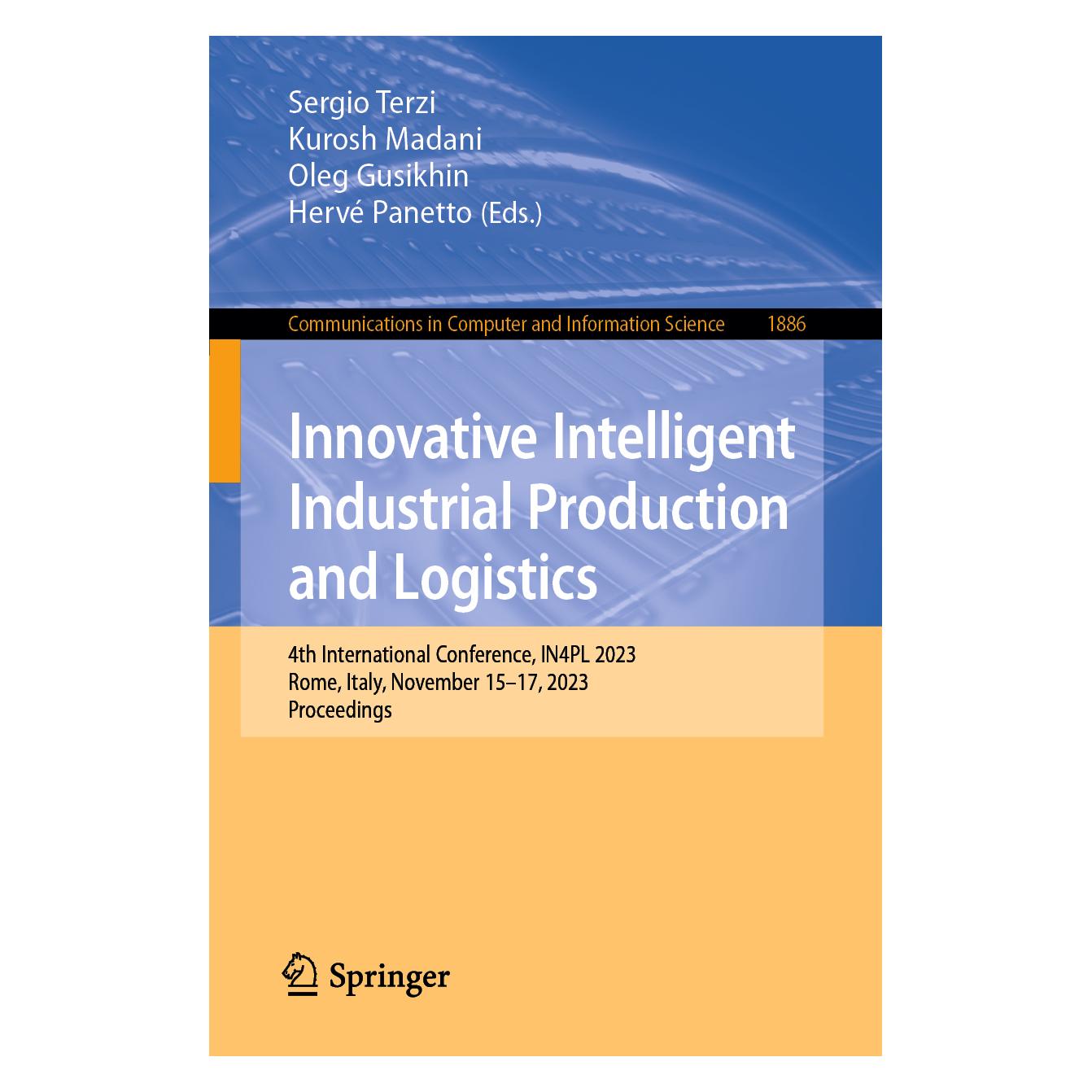 Springer Innovative Intelligent Industrial Production and Logistics (Englisch, Softcover, Hervé Panetto, Kurosh Madani, Oleg Gusikhin, Sergio Terzi) (56982964)