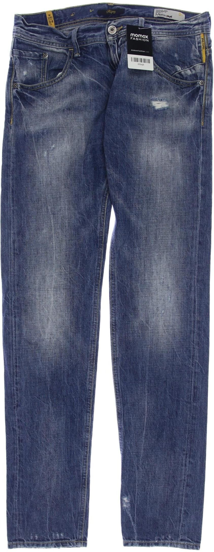 Meltin Pot Damen Jeans, Blau, Gr. W26, Baumwolle - Second Hand