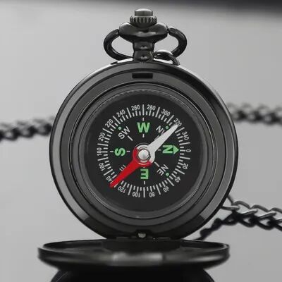 Multisell Products Hub Classic Smooth Design Compass Pocket Watch Outdoor Camping, Hiking, Navigation Gift For Women And Men 02