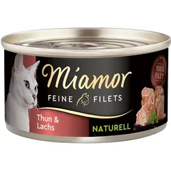 Miamor Feine Filets Natur Thunfisch & Lachs 24x80 g