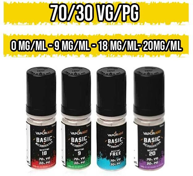 VaporArt Nicotina Base Neutra Nicobooster 70vg 30pg 10ml