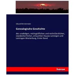Genealogische Geschichte, Fachbücher von Eduard Brinckmeier