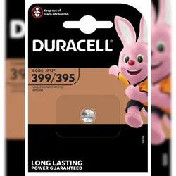 Duracell Silberoxid Uhrenbatterie 399-395-SR57-SR927SW - 1er Blister