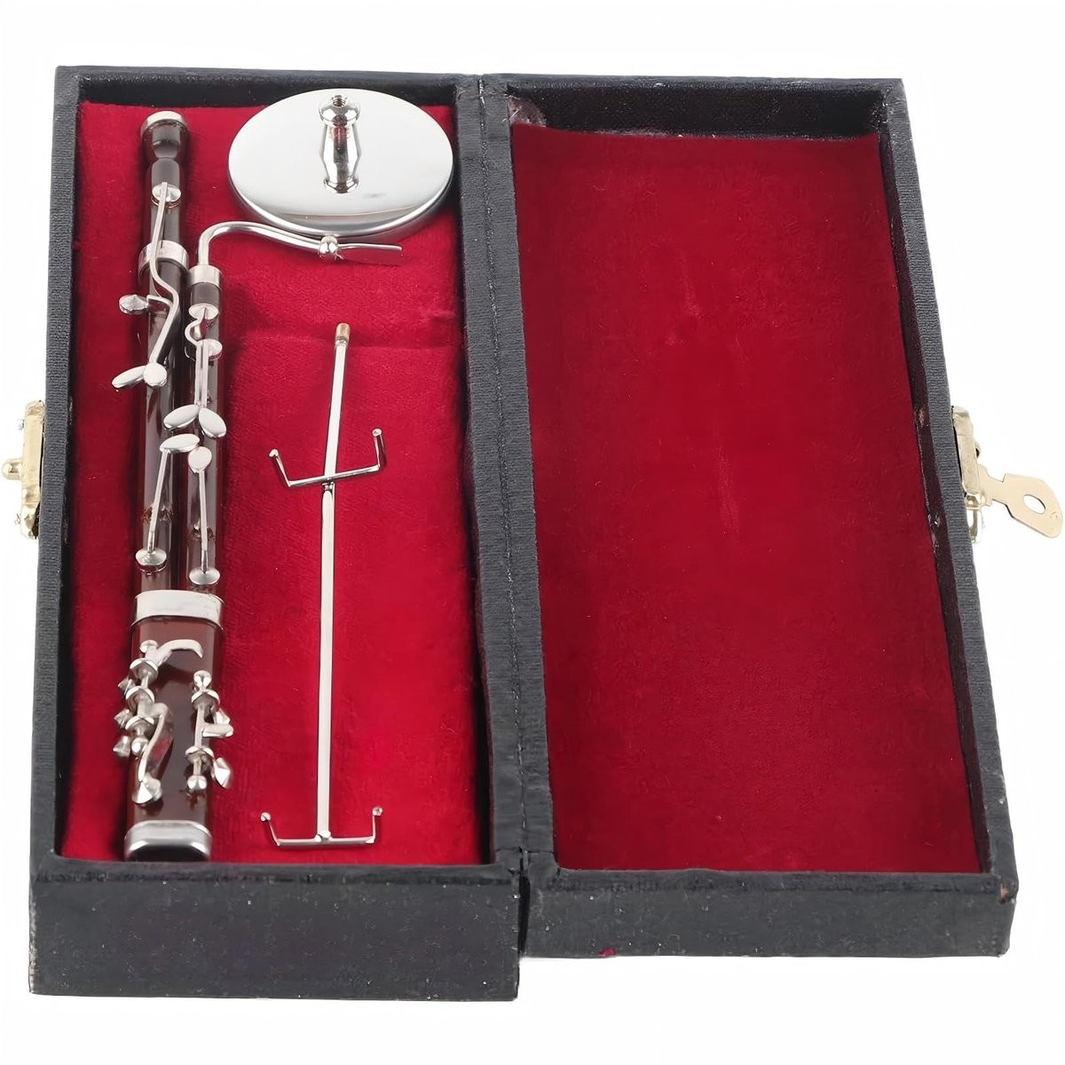 Dailygoods Fagot Ornament - Houten Miniatuur Muziekinstrument - 17 cm Decoratie