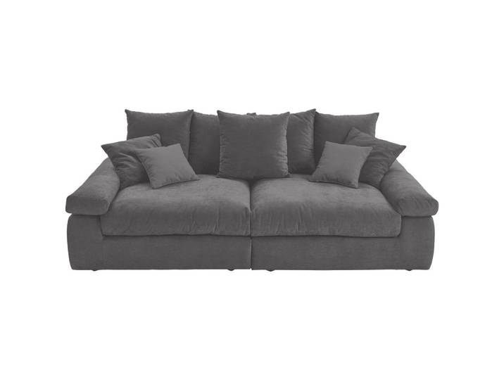 Bigsofa, Anthrazit, 260x140x90 cm, Textil, 4-Sitzer, Modern, CARRYHOME