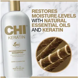 Farouk Systems, Shampoo, CHI KERATIN REC.SHAMPOO 946 ml (946 ml)