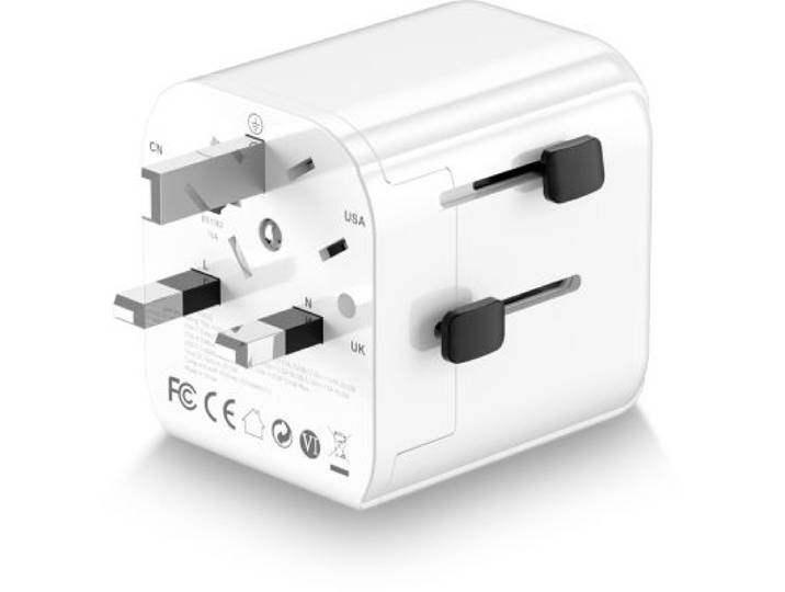 Essentielb - Adaptateur De Voyage Europe Vers Monde 20w