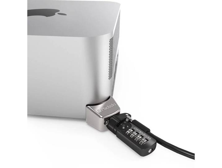 Compulocks Ledge, Kensington, Verrouillage à combinaison, Noir, Argent MSLDG01CL
