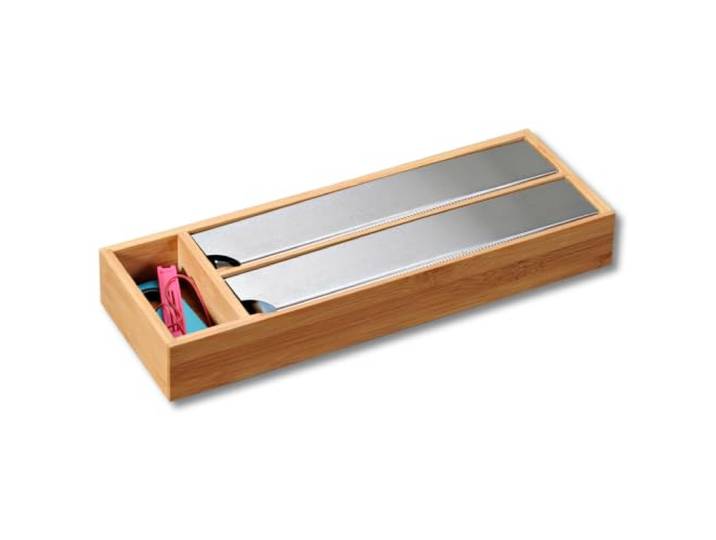 Kesper Folienspender Bambus für Frischhalte- & Alufolie 5804013