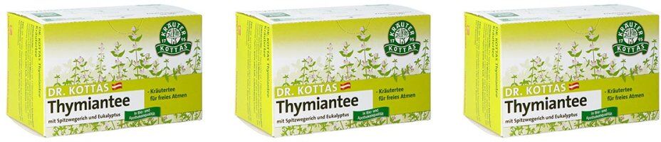 DR. KOTTAS Thymiantee mit Spitzwegerich und Eukalyptus 3x20stk