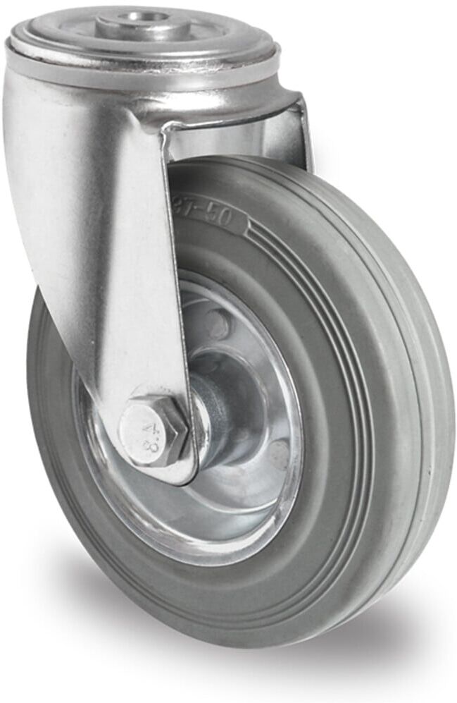 CASCOO Rückenlochlenkrolle ø 100 mm Serie SWR2 Rollenlager (HBH36W0100SWR2R0N)