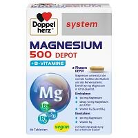 DOPPELHERZ Magnesium 500 Depot system Tabletten 60 St