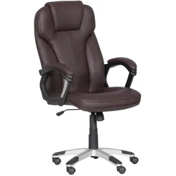 Carmen 6514 Chefsessel mit Kunstleder – Dunkelbraun