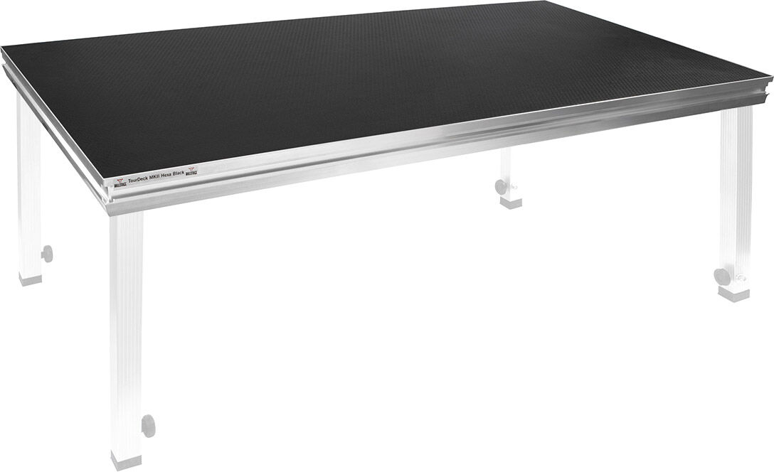 Bullstage Bühnenpodest Tourdeck Mkii Outdoor 2x1m Hexa Schwarz