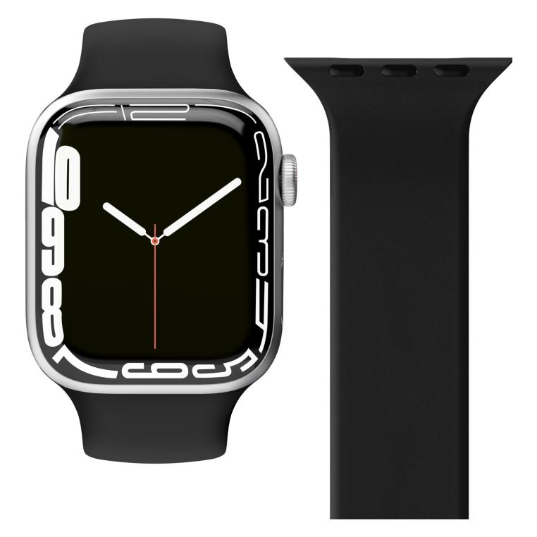Vonmählen Solo Loop Case 2 Band L Black 42/44/45/49mm (42 mm, 44 mm, 45 mm, 49 mm, Kunststoff, Silicone, Silikon) (AWS00028)