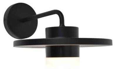 LUTEC Led wandlamp Plato zwart