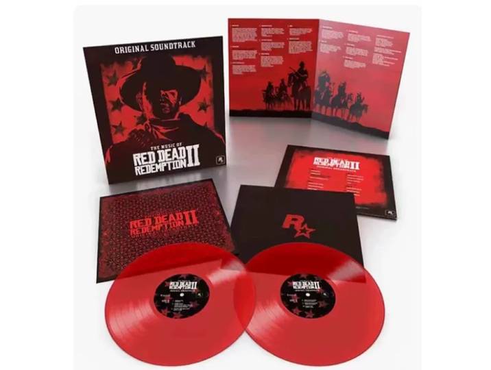 Red Dead Redemption 2 - Bande originale - Édition limitée - Red Glue - Disque vinyle 2LP pour Red Dead Redemption 2