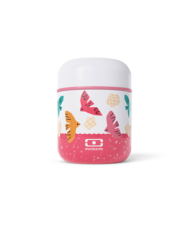 Monbento Isolier-Lunchbox ''Capsule'' in Pink/ Bunt - 280 ml - onesize