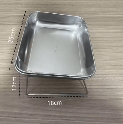 Inspire Picks Stainless Steel Double Pet Bowl Anti Tip Food & Water Feeder For Cats & Dogs a3
