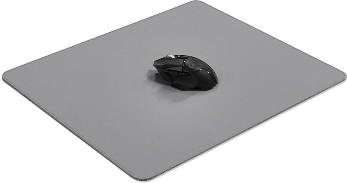 INF Tapis de souris en résine à surface zero-micro plush hydrophobe - Glisse fluide et contrôle précis pour gaming et bureau Gris
