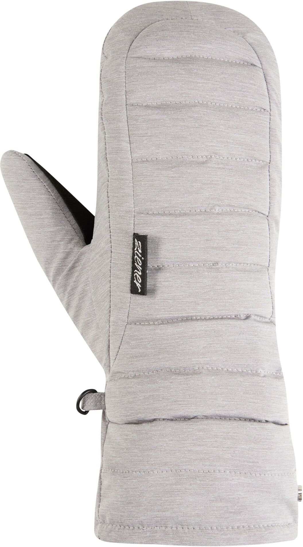 Fäustlinge ZIENER "ISCADA-Z MITTEN glove", Damen, Gr. M, light mélange, Materialmix, Handschuhe Fäustlinge