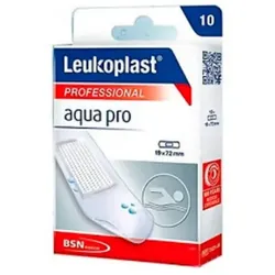 Leukoplast Aquapro Transparent Plaster 19x72mm 10U