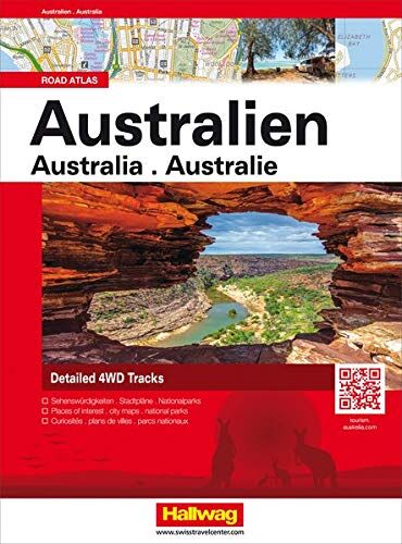 Hallwag Kümmerly+Frey AG - Australien Road Atlas: 4WD Routes with GPS Positions (Hallwag Atlanten) - Preis vom 19.10.2026 19:33:35 h