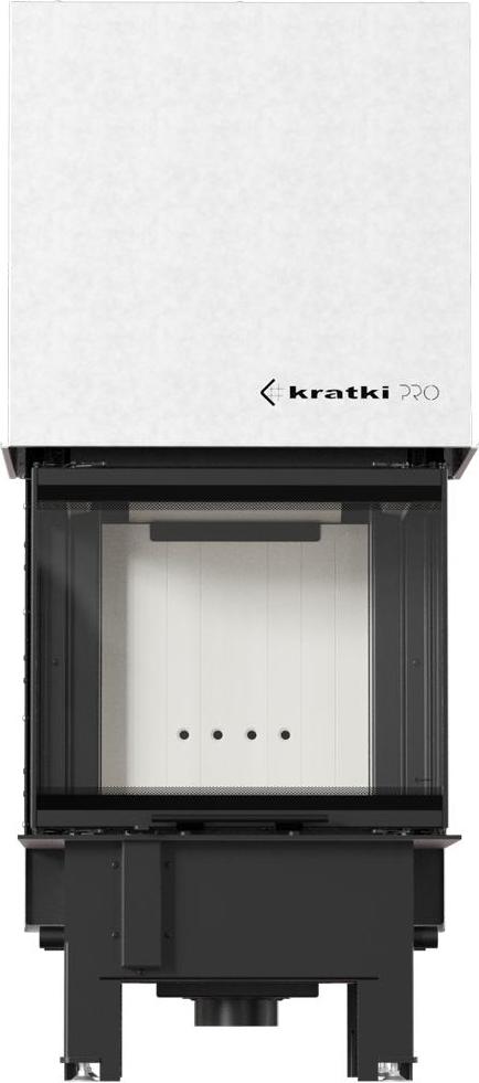 Kamineinsatz KRATKI REGNOR 600/400 7 kW Ø 200 3 seiten glas
