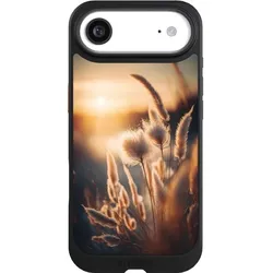Nivocase Hülle für Apple iPhone Air Handyhülle NIVOcore Case Schwarz Natur Sonne Pampasgras (Apple iPhone Air), Smartphone Hülle, Schwarz