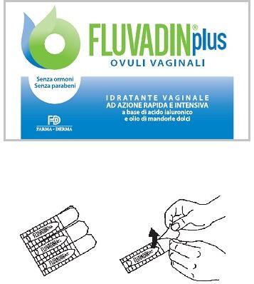 Fluvadin Plus Idratante Vaginale 10 Ovuli Vaginali