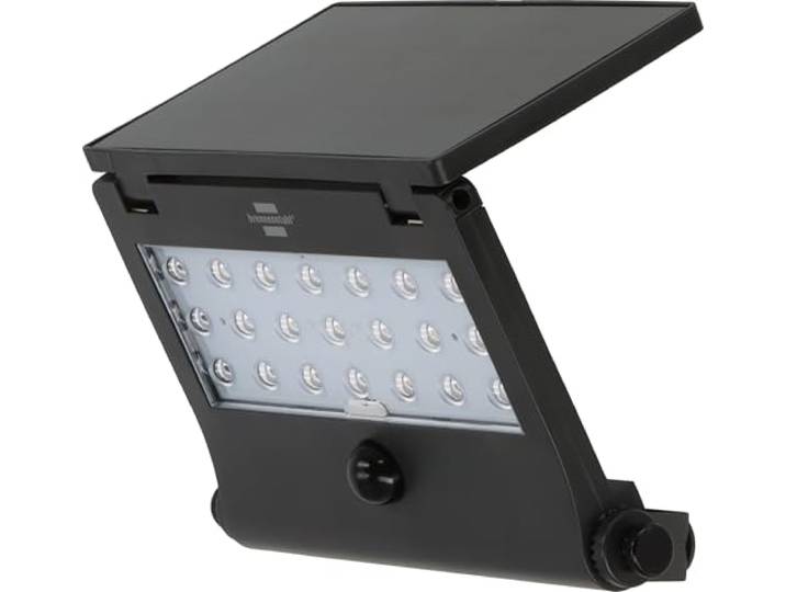 Brennenstuhl solar LED wandlamp SOL 1000 Pad/LED buitenverlichting met bewegingsmelder (solarlamp IP65, 1000lm, 4 verschillende lichtstanden, schemersensor, incl. oplaadbare batterij)