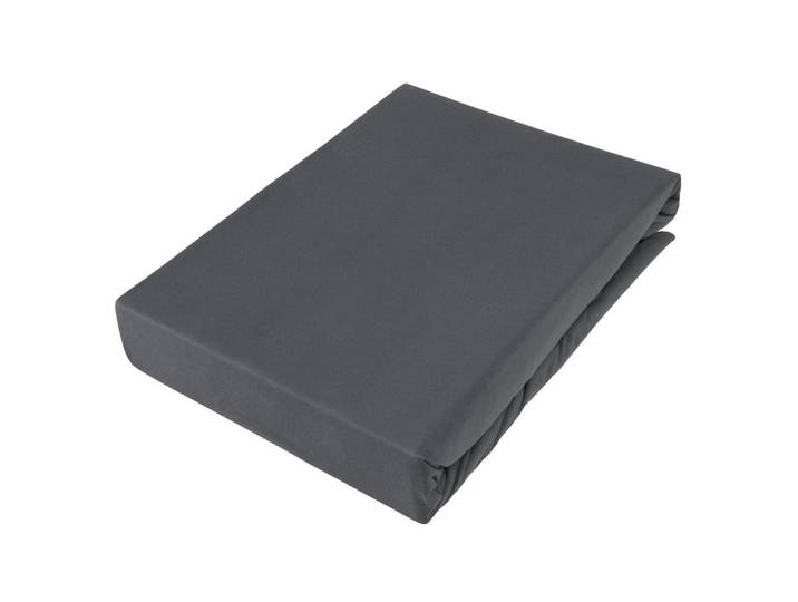 Novel Boxspring-Fixleintuch, Anthrazit, Textil, 180x220 cm, in Übergrössen erhältlich, geeignet für Boxspringbetten, Heimtextilien, Bettwäsche, Leintuch, Fixleintuch Boxspringbett