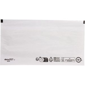 docuFIX Lieferscheintaschen Paper, DIN lang, 110 x 225 mm, 250 Stück