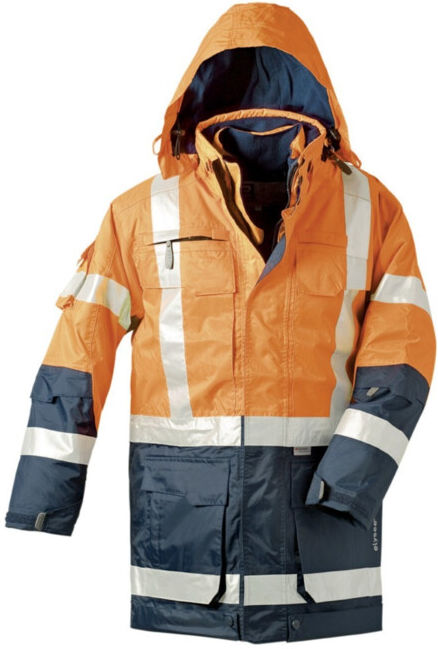 Elysee Parka de sécurité Wallace, 4en1, T. 3XL, orange