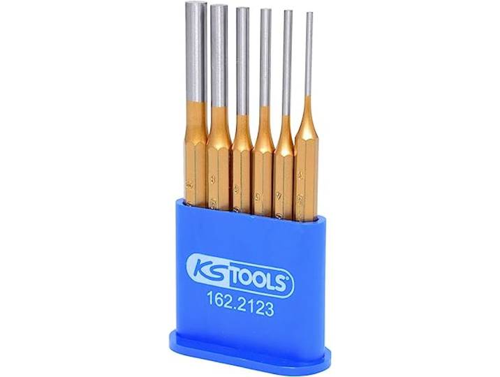 KS TOOLS Jeu de chasse-goupilles\, 6 pièces Ø3-4-5-6-8-10mm 162.2123