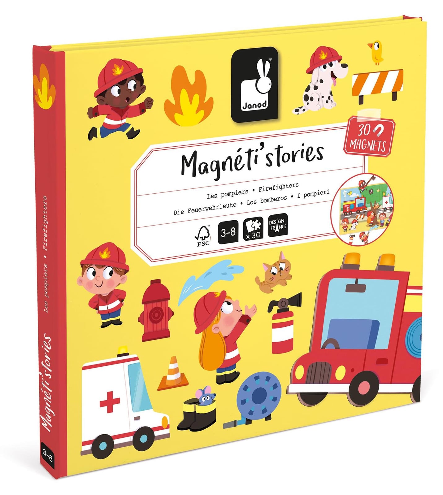 Janod J05452 kinderboek met harde omslag