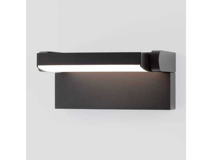 LED-Wandleuchte 21 x 10 x 17cm Schwarz
