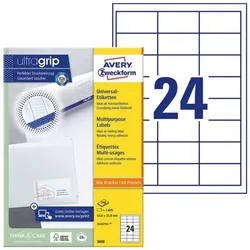 Avery Zweckform 2400er-Pack Universal Klebeetiketten »3658«