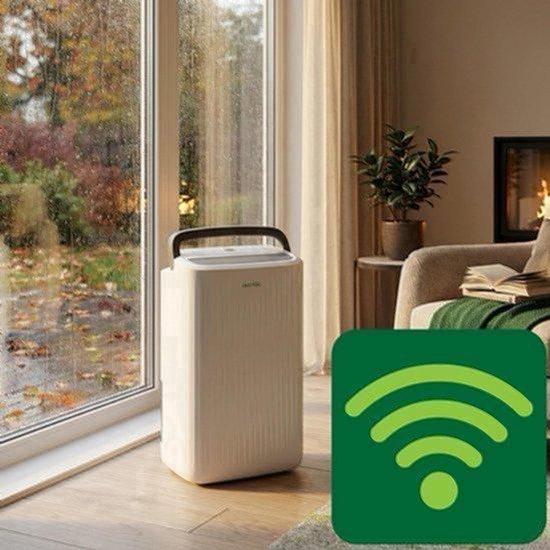Luftentfeuchter mit Kompressor - 10 Liter Wasseraufnahme pro 24 Stunden - 280 Watt Leistung - Gehäuse aus ABS-Kunststoff - Für den Hausgebrauch