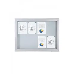 Schaukasten Premium BT46 Outdoor 4x2 DIN A4 Schaukästen für Aussen aus Aluminium