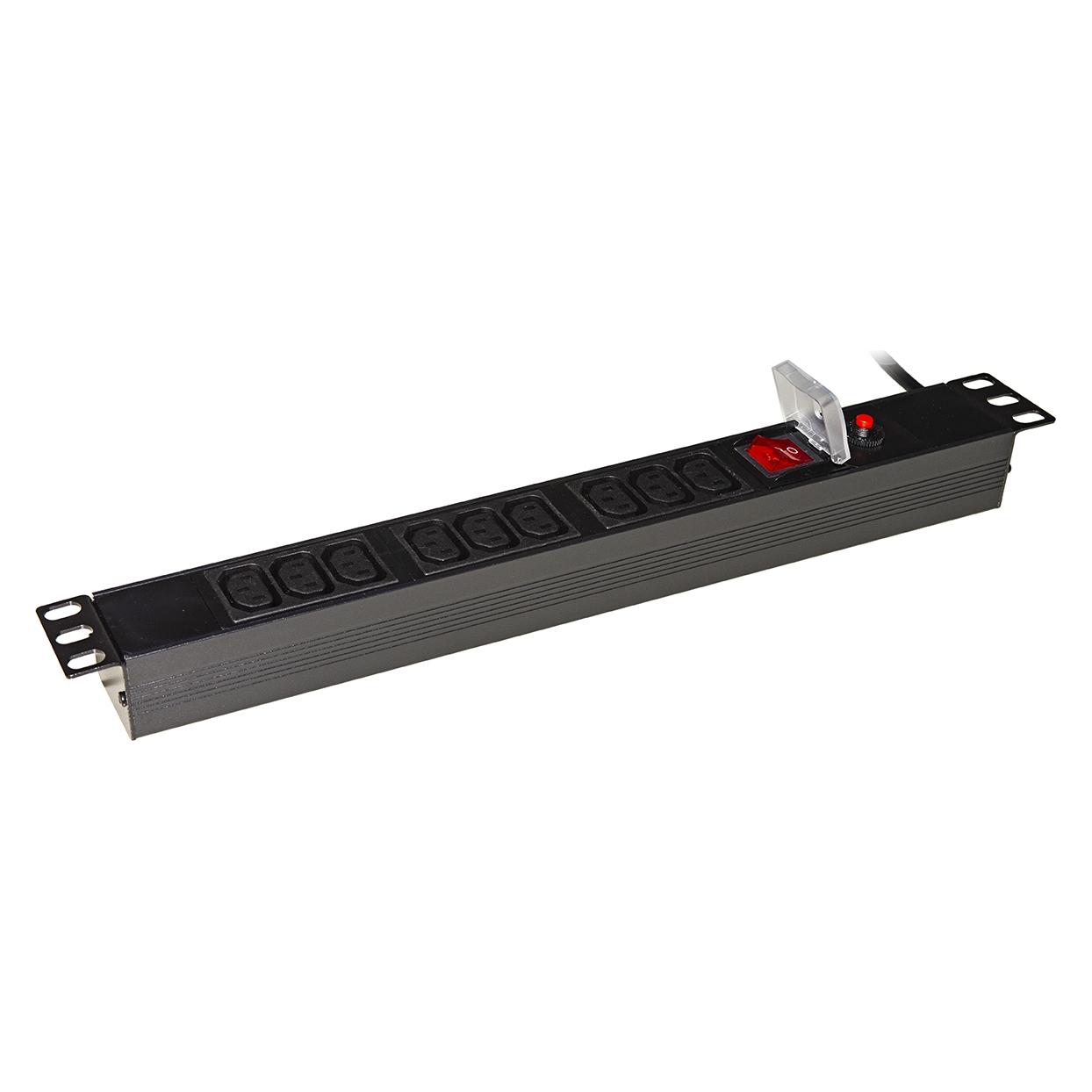 Link LK10052IT IEC-Stromanschluss, schwarz (LK10052IT)